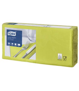 Tork Tork tissue servet 33x33cm 2-laags 1/4-vouw pistachio 10x200