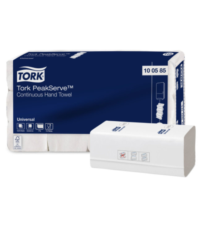 Tork PeakServe® Zachte Continue Handdoek 1-laags Wit H5 Universal
