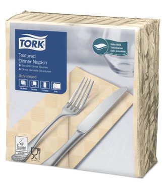 Tork Tork NexxStyle® servet 38x39cm 2-laags 1/8-vouw zand 12x100