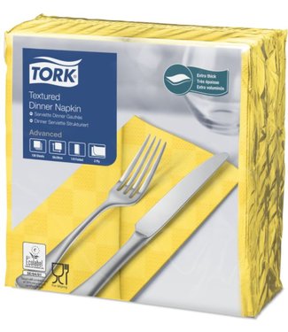 Tork Tork NexxStyle® servet 38x39cm 2-laags 1/8-vouw geel 12x100 Tork Tork NexxStyle® servet 38x39cm 2-laags 1/8-vouw geel 12x100
