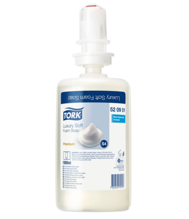 6x Tork Luxe Zachte Schuimzeep S4