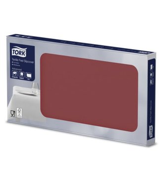 Tork Tork Textile Feel Napperon 80x80 4x25 Bordeaux rood