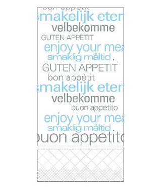 Tork Tork Lunchservet 33x33cm 2-laags 1/8 vouw 10x200 Text