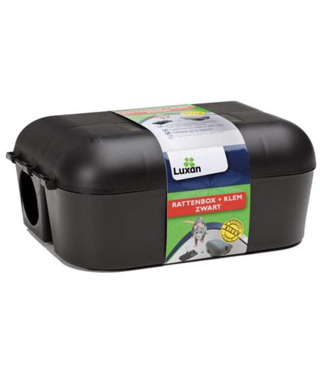 Luxan Rattenbox + Klem Zwart, tegen ratten