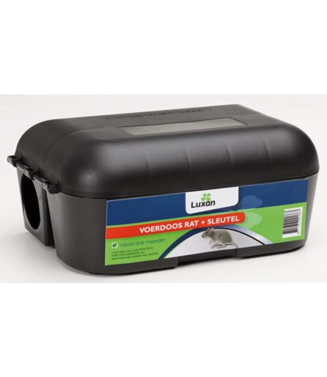 Luxan Voerdoos Rat + Sleutel - 1 stuk