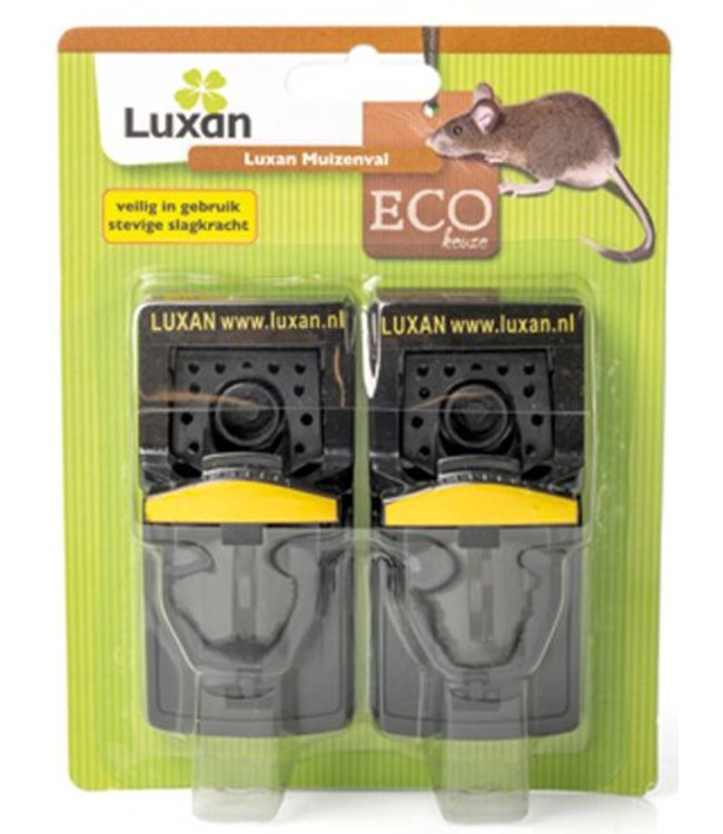 Luxan Muizenval Kunststof - 2 stuks