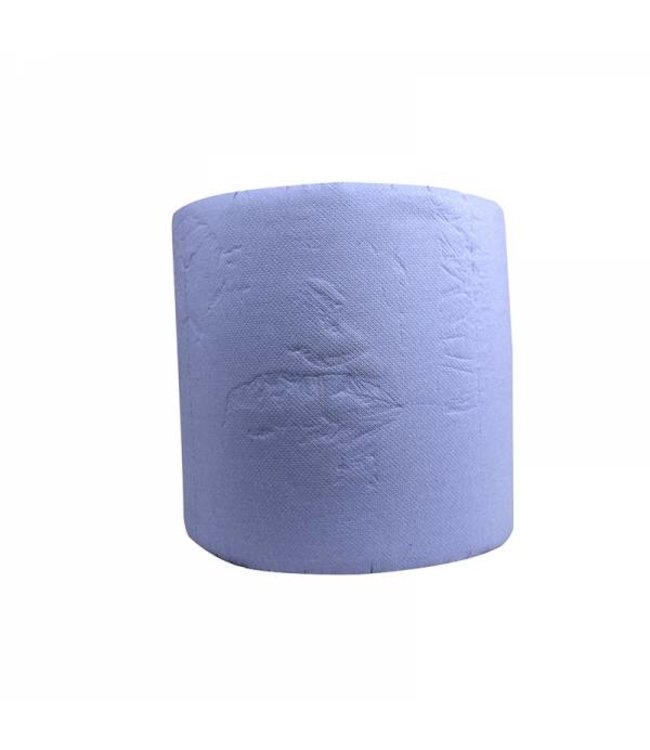 Industrierollen, 1000 vel, 36cm, 3-laags, cellulose, blauw, 1 rol