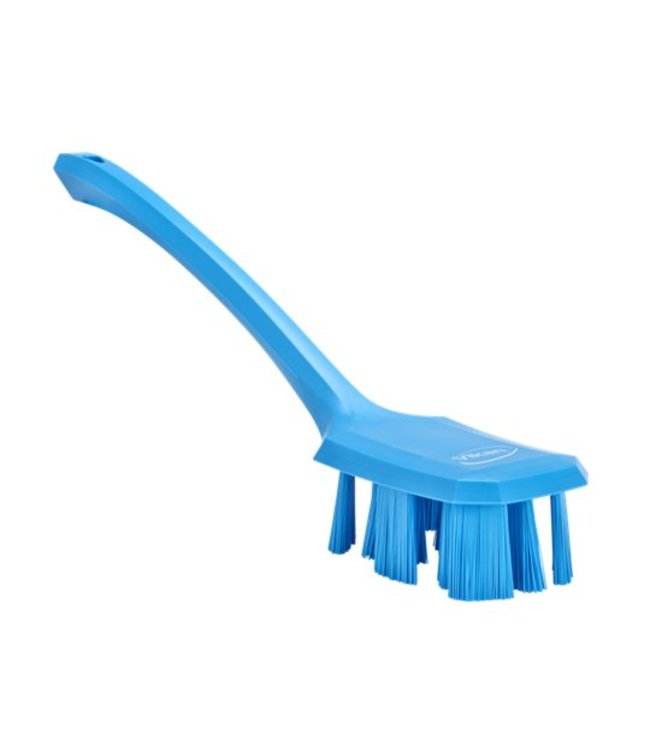 Vikan, Harde afwasborstel Ultra Safe Technology, 400mm, blauw