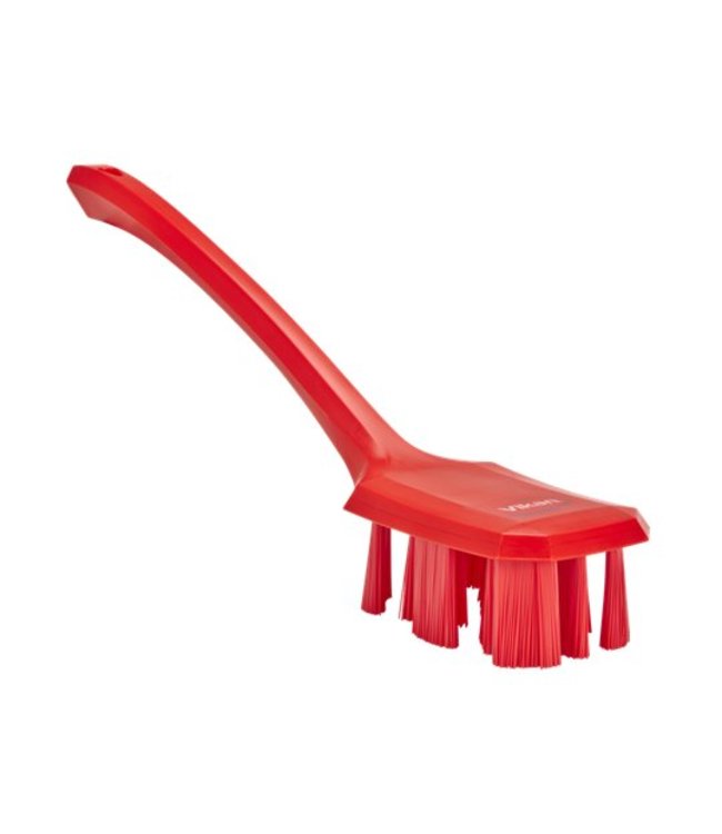 Vikan, Harde afwasborstel Ultra Safe Technology, 400mm, rood