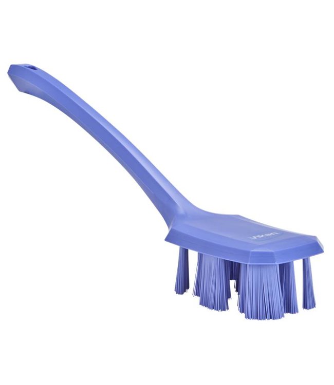 Vikan, Harde afwasborstel Ultra Safe Technology, 400mm, paars