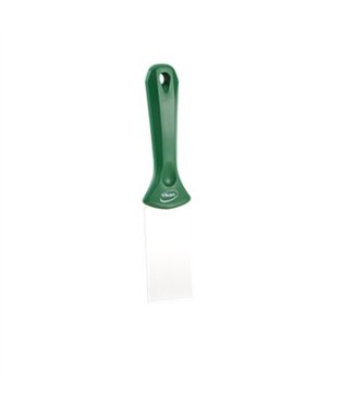 Vikan Vikan RVS handschraper smal, 235x50mm, groen