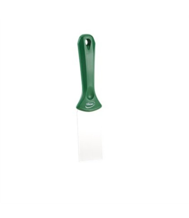 Vikan RVS handschraper smal, 235x50mm, groen