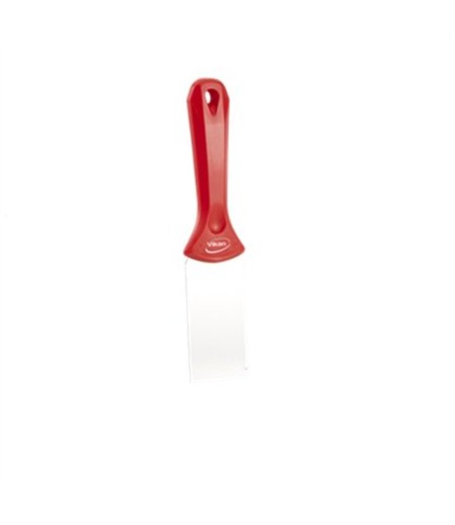 Vikan Vikan RVS handschraper smal, 235x50mm, rood