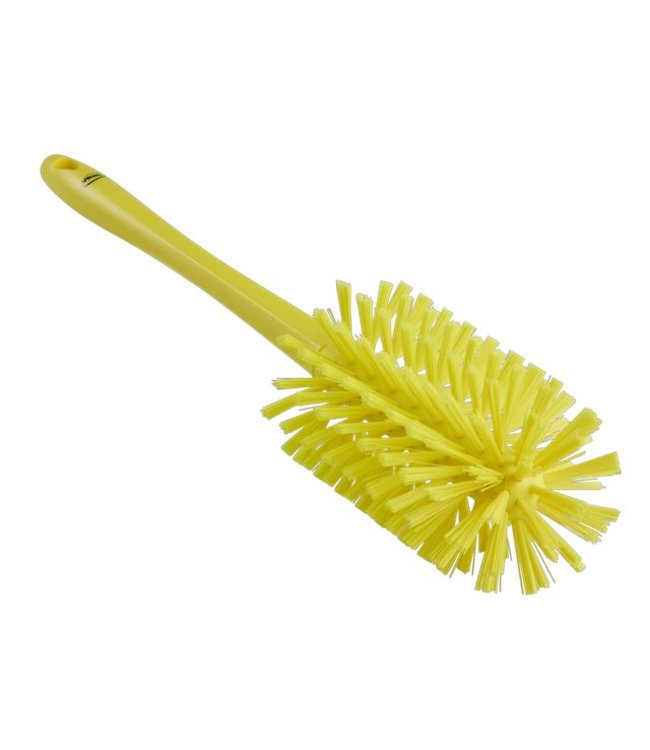 Vikan, Ultra hygiëne pijpborstel met steel, Ø90x430mm, geel