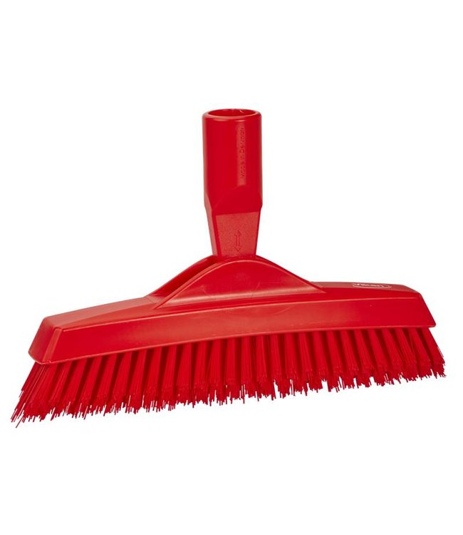 Vikan, Extra harde voegenborstel met flexibele nek, 225x35x90mm, rood
