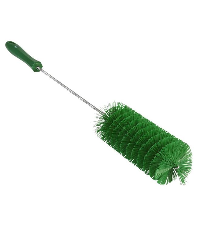 Vikan Pijpenborstel met handvat, 60 mm, medium, groen
