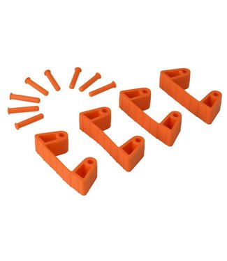 Vikan Vikan, Aanvulset klemmen voor full colour ophangsysteem, oranje Vikan Vikan, Aanvulset klemmen voor full colour ophangsysteem, oranje