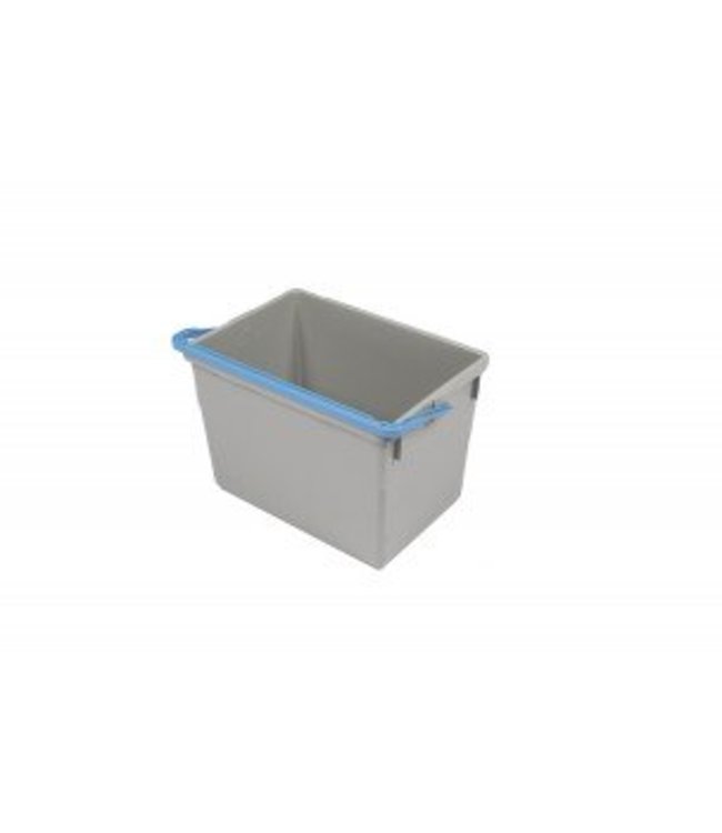 Numatic Grijze emmer 10 liter met blauwe hendel