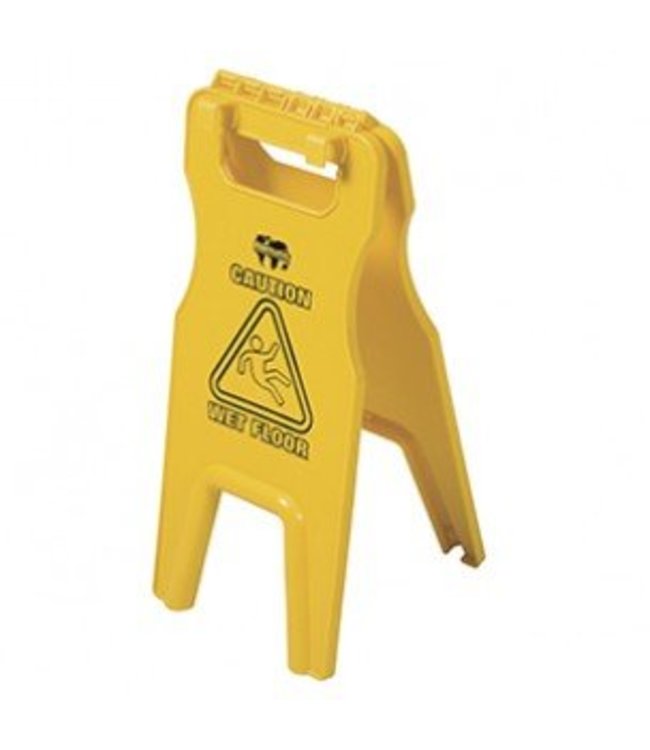 Numatic Wet Floor Sign Geel + Ophanghaak