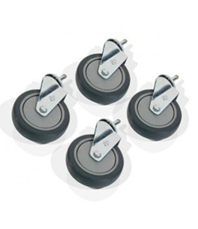 Numatic Wielen (metaal) 125mm set 4 stuks