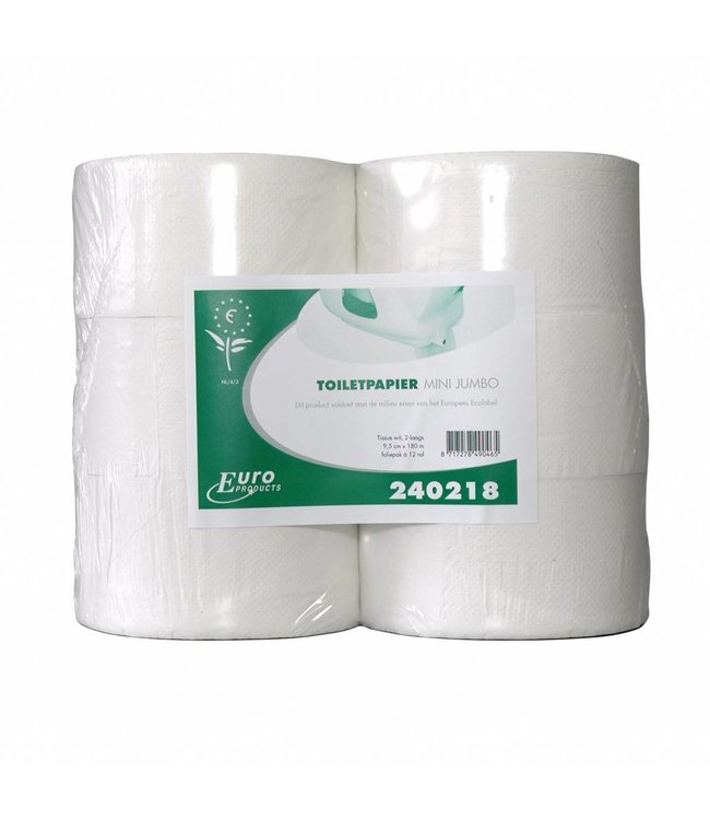 Euro Products Euro Products Toiletpapier tissue euro mini jumbo, 2-laags