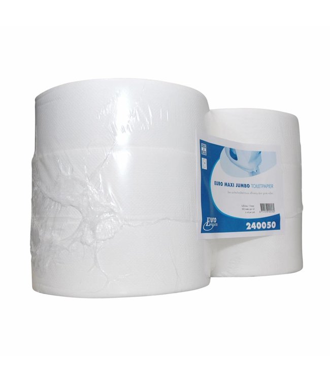Euro Products Toiletpapier cellulose euro maxi jumbo, 1-laags