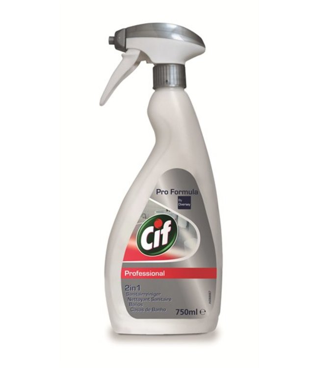 Cif Pro Formula 2in1 Sanitairreiniger 750 ml sproeiflacon