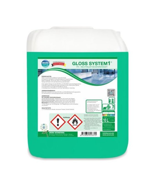 Vloerreiniger - GLOSS SYSTEM 10L