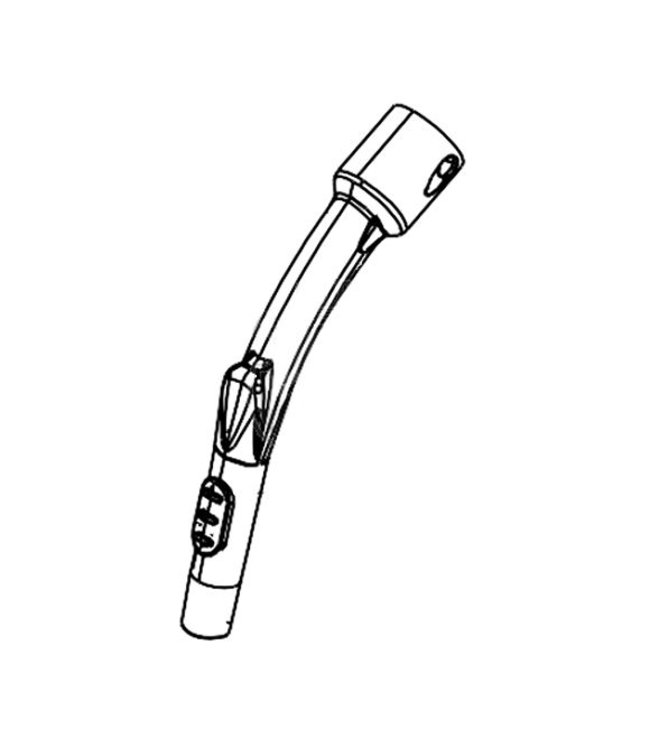 Aero zuigbuis gebogen (pistoolgreep) kunststof