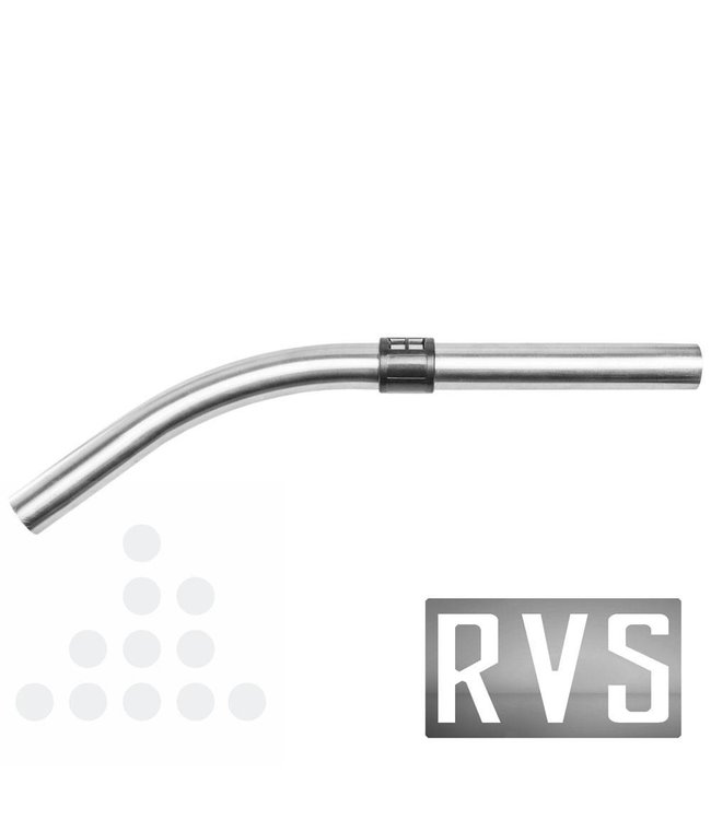 Gebogen buis 32mm RVS