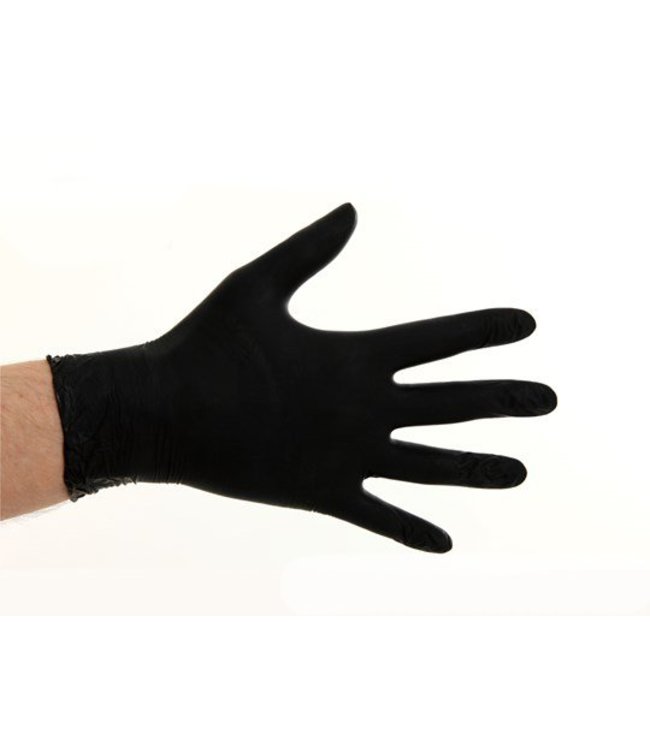 Soft Nitril handschoenen poedervrij - Zwart