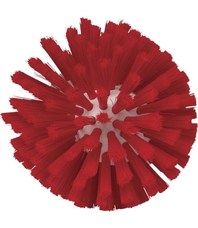 Vikan, wormhuisborstelkop, medium, Ø175x160mm, rood