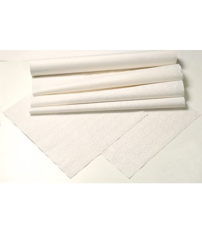 Tork Damask Paper Napperon 80x80cm 1x250 wit