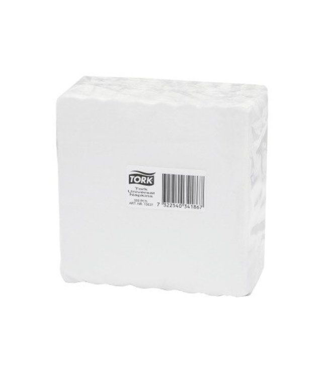 Tork Cocktailservet 15x15cm 1-laags 1/4-vouw 40x500 wit