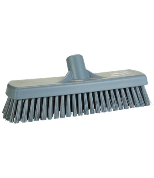 Vikan vloerschrobber hard, 305x110x85mm, grijs