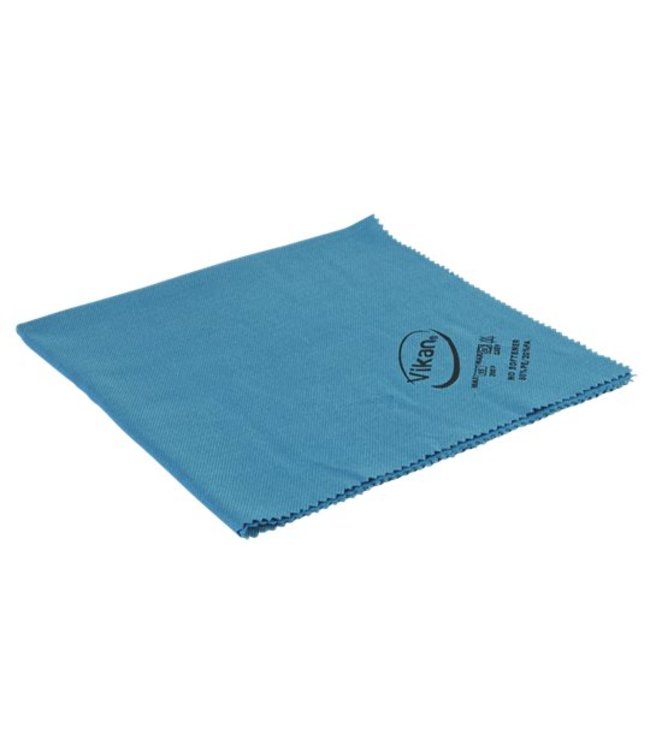 Vikan ErgoClean lustre doek, microvezel, 40x40cm, blauw
