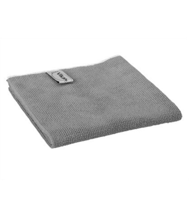 Vikan ErgoClean basic doek, microvezel, 32x32cm, helder grijs