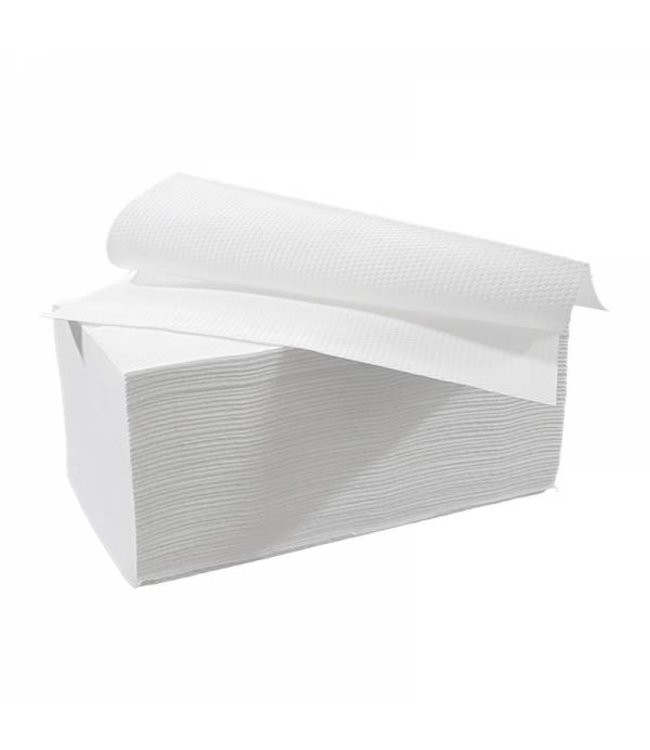 Vouwhanddoekjes interfold, 3-laags, cellulose wit, 2000 stuks