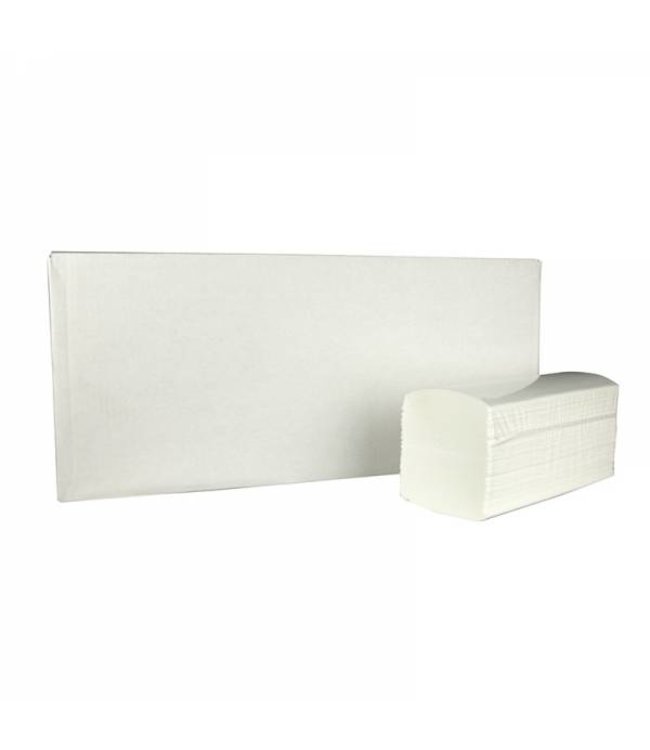 Vouwhanddoekjes interfold, 2-laags, cellulose wit, 2400 stuks
