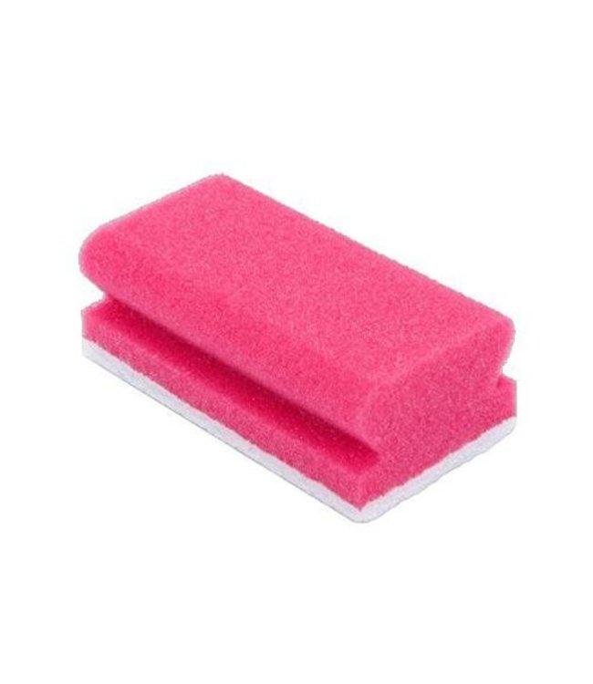 Handgreepspons PROFI, ROOD-WIT