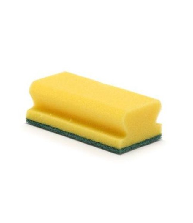 Handgreepspons PROFI, GEEL-GROEN