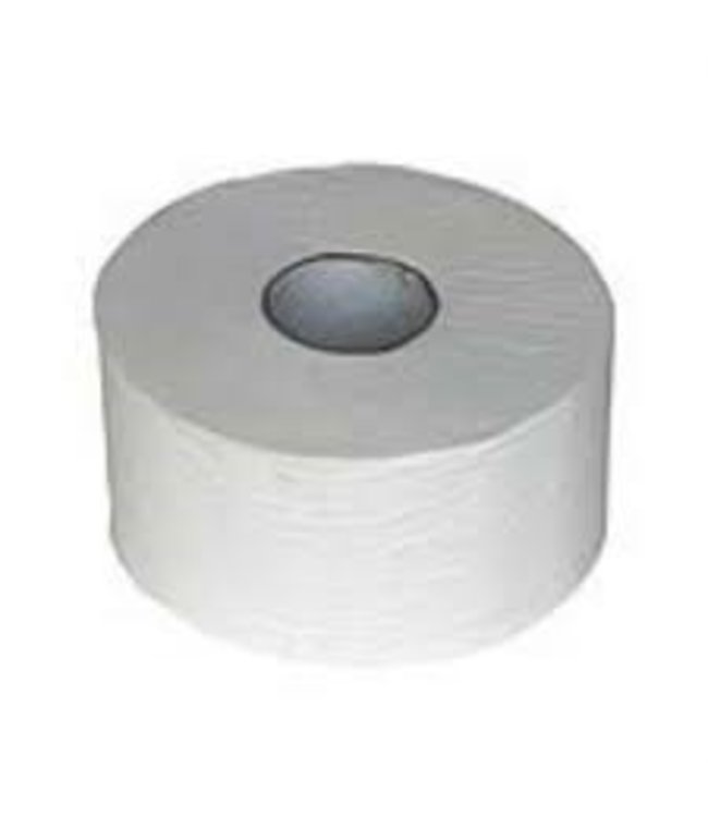 Toiletpapier Jumbo Mini, 12x 180M, 2-laags, cellulose, wit