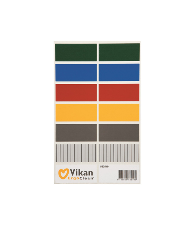Vikan ErgoClean stickervel voor kleurcodering