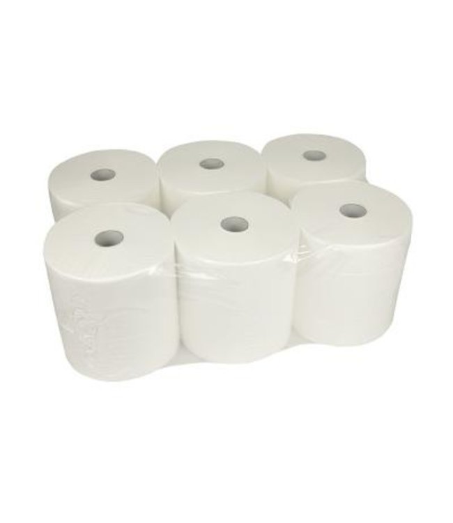 Eigen merk Handdoekrol Control Matic, 20cm, 2-laags, cellulose, 6x140M