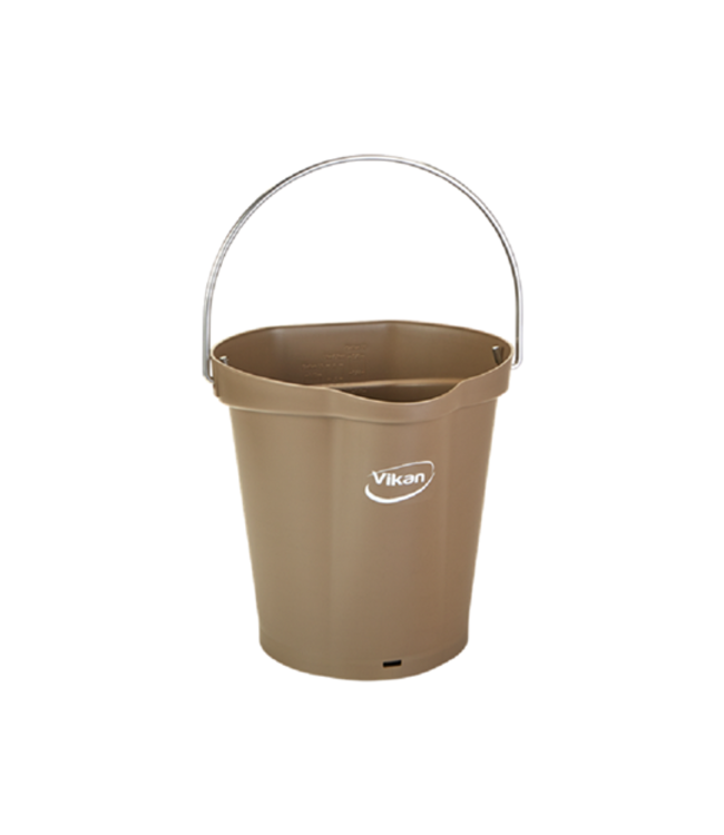 Vikan Hygiëne emmer, 6 liter, bruin