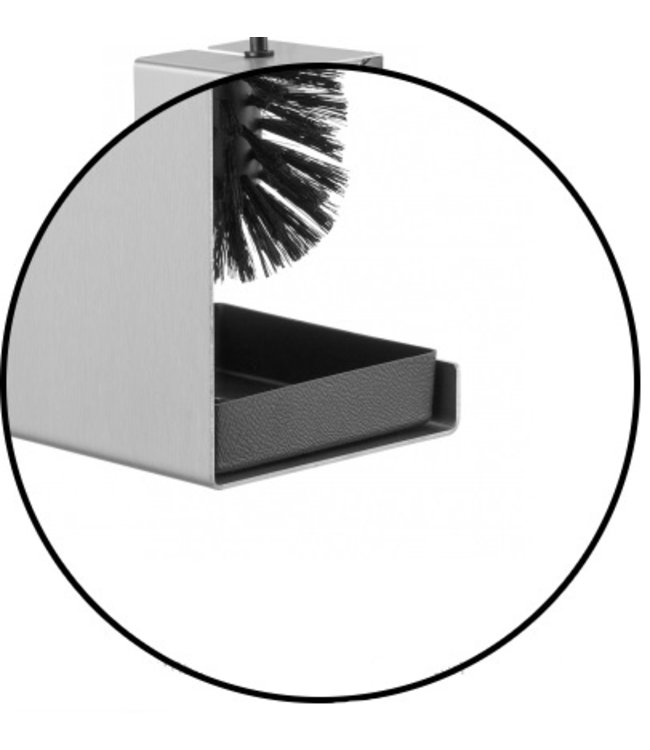 Opvangbakje tbv Qbic Line toiletborstel QTBH