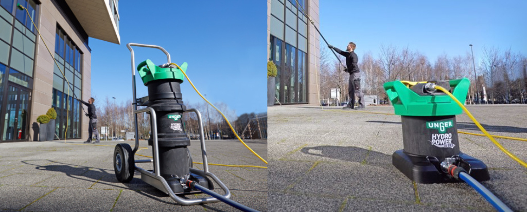 Unger HydroPower Ultra, streeploos glas reinigen met zuiver water!