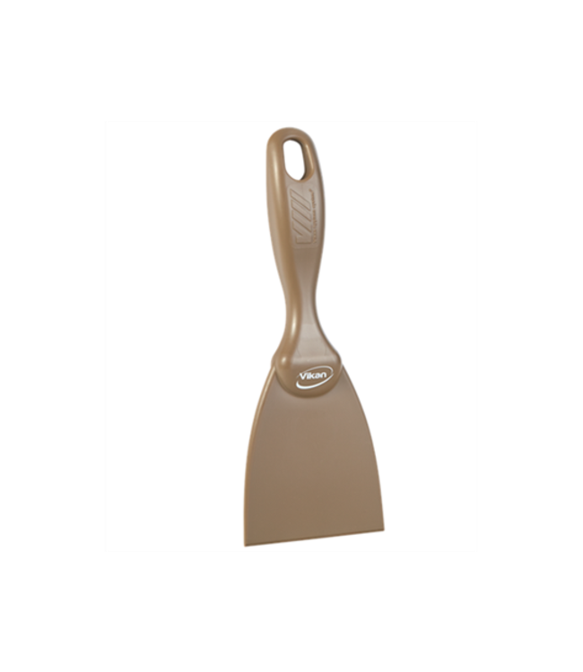 Vikan Hygiëne handschraper,recht, 7.5x21cm, bruin