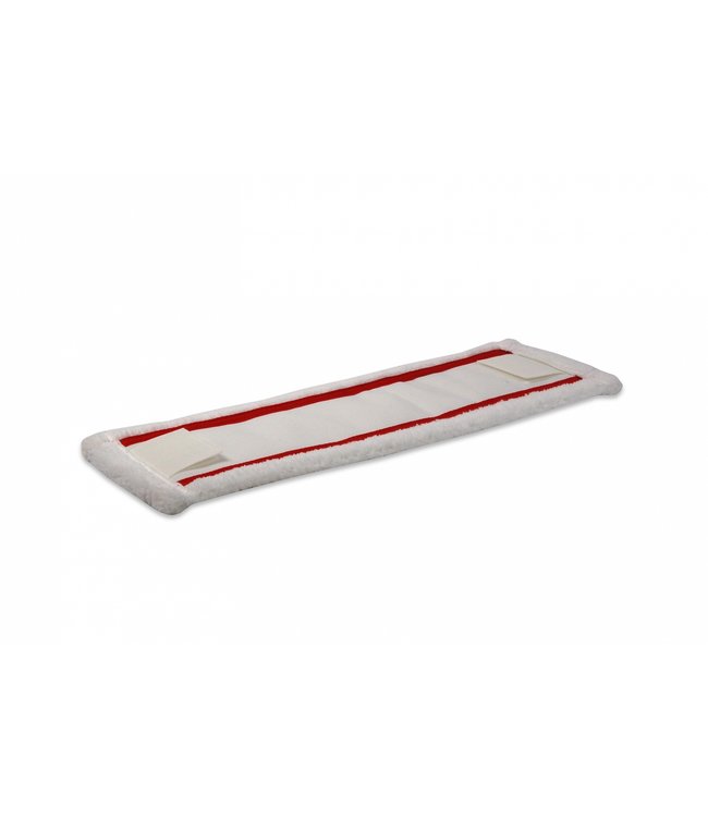 Wecoline Speedclean vlakmop microvezel 40 cm rood met flaps