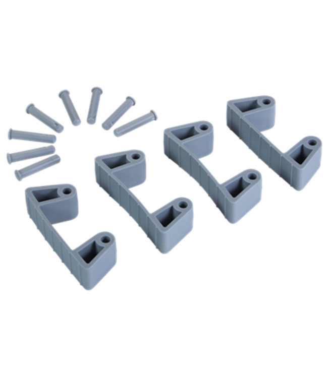 Vikan Hygiëne, aanvulset klemmen, grijs